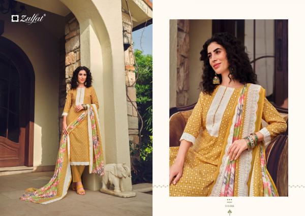 Zulfat Isabella Printed Cotton Dress Material Collection